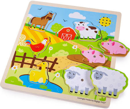 Bigjigs Toys Farm Sound Puzzle