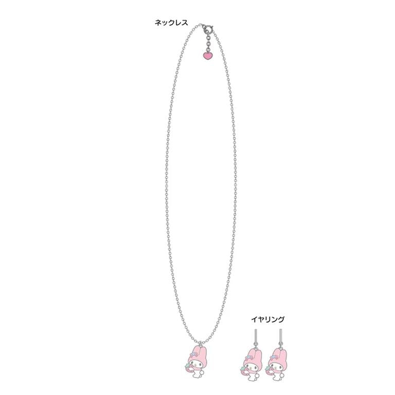 NECKLACE & EARRINGS SET: My Melody