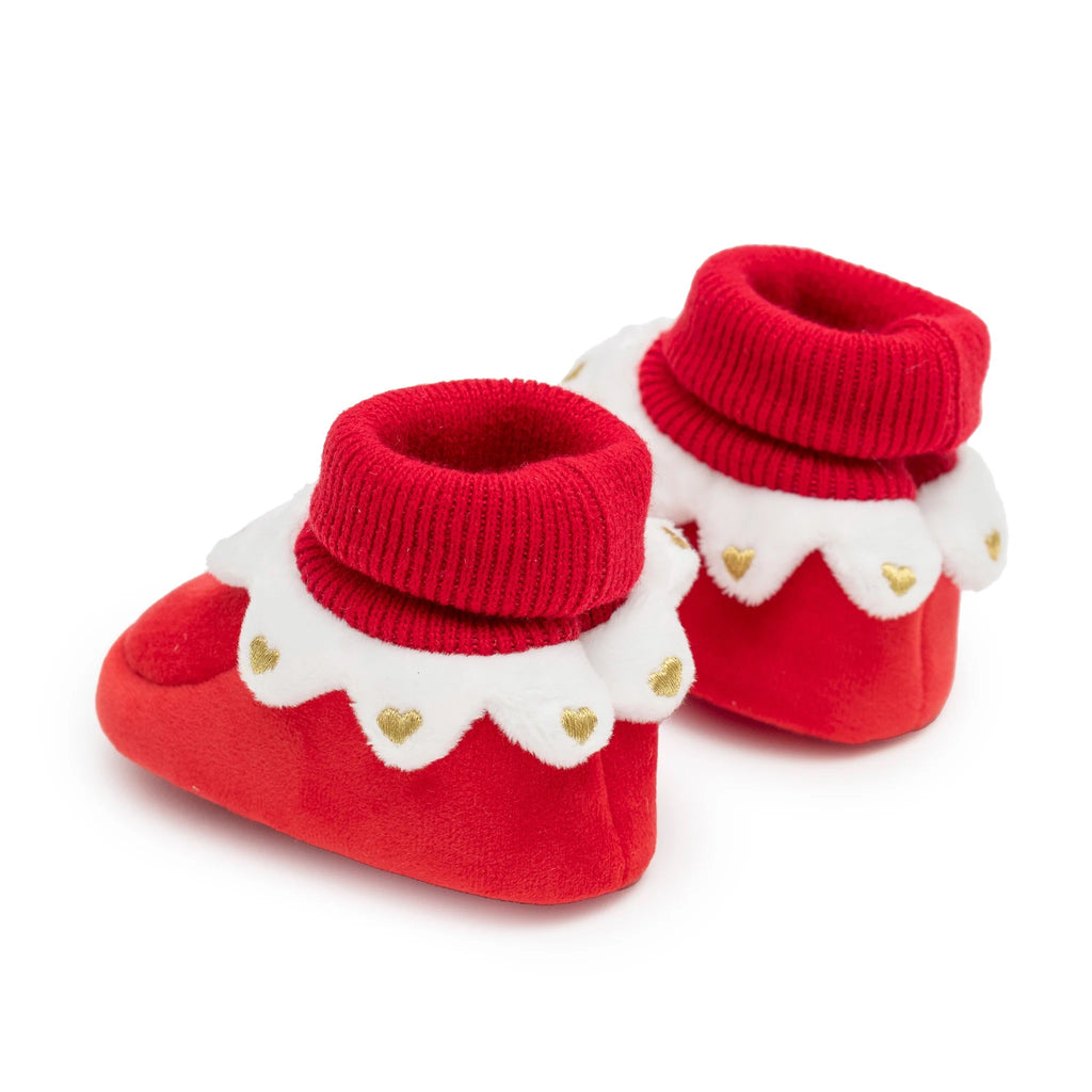 Holiday bootie red