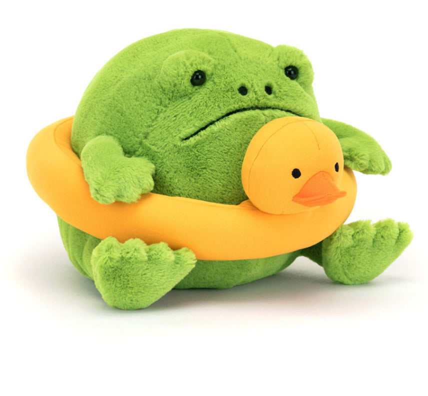 Ricky Rain Frog with Rubber ring