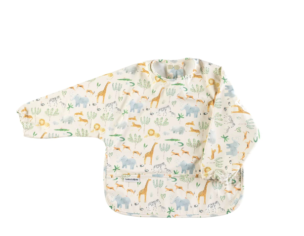 Loulou lollipop Long Sleeve Waterproof Bib