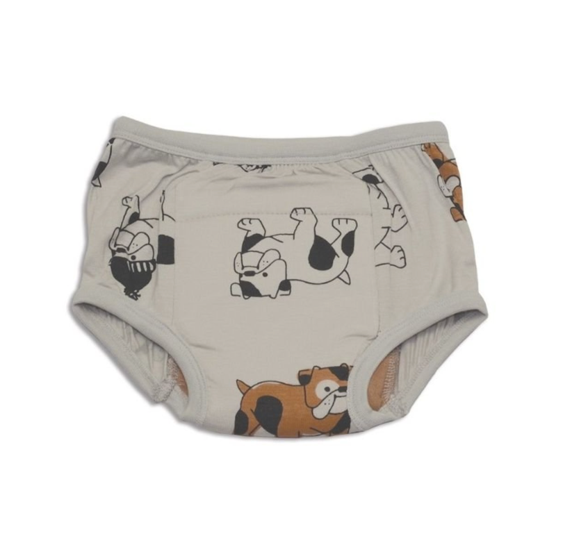 Silkberry Baby BAMBOO TRAINING PANTS Cozy bulldog