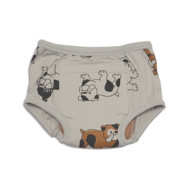 Silkberry Baby  BAMBOO TRAINING PANTS Cozy bulldog