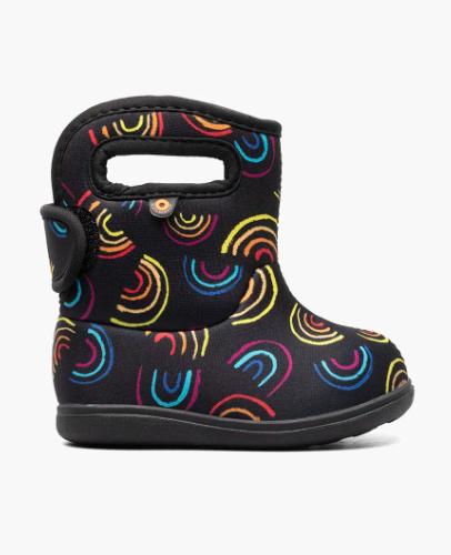 BOGS II BABY WINTERBOOTS RAINBOW BLACK MULTI