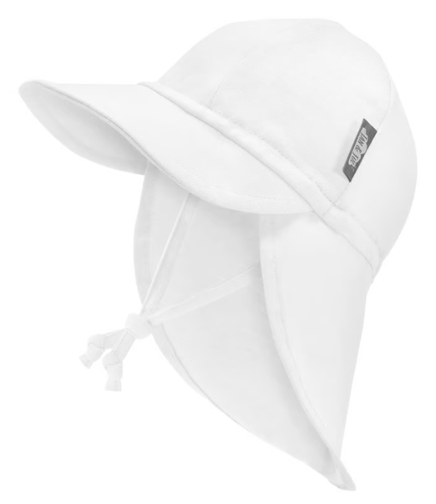 Sun Soft Baby Caps | White