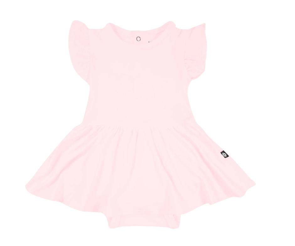 Twirl Bodysuit Dress in Sakura