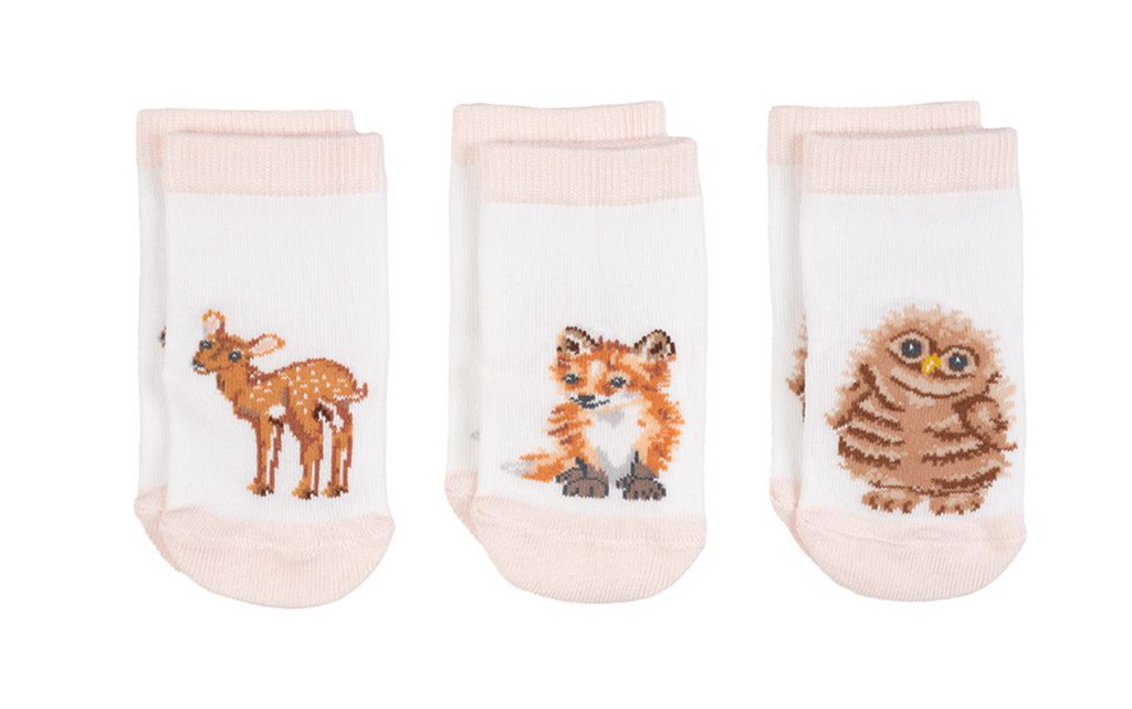 wrendale designs baby socks gift set