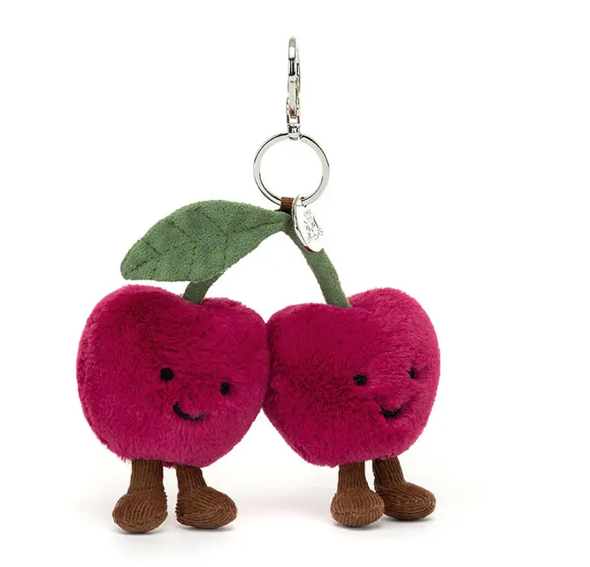 Amuseables Cherries Bag Charm