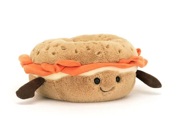  Amuseables Bagel ぬいぐるみ ベーグル パン JELLYCAT Amuseables Bagel – LittleLeafBaby