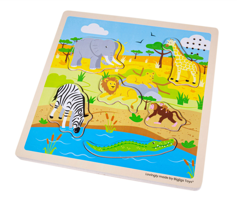 Bigjigs Toys Safari Sound Puzzle