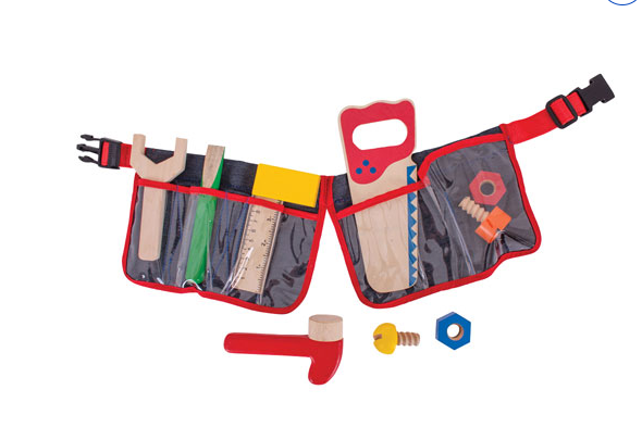 bigjigs red carpenters belt
