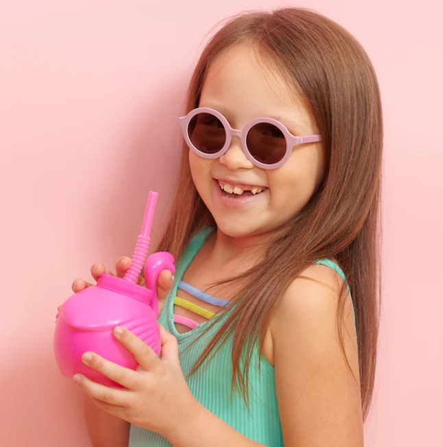 Euro Round Sunglasses | playfully plum