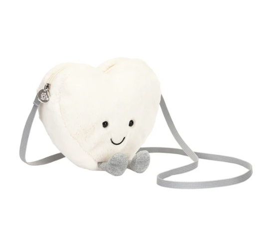 Amuseable cream Heart Bag