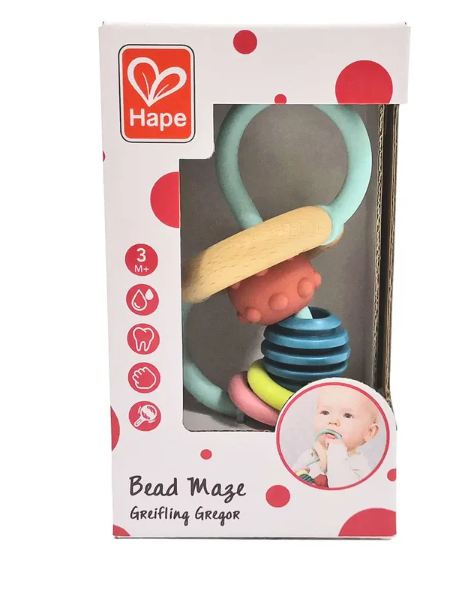 Hape Teether Bead Maze Baby Toy