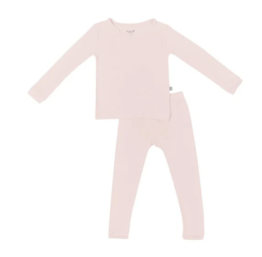Kyte long sleeves PJ in blush
