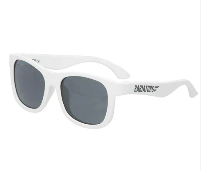 Babiators Core Solid Navigator Non-Polarized Sunglasses - wicked white