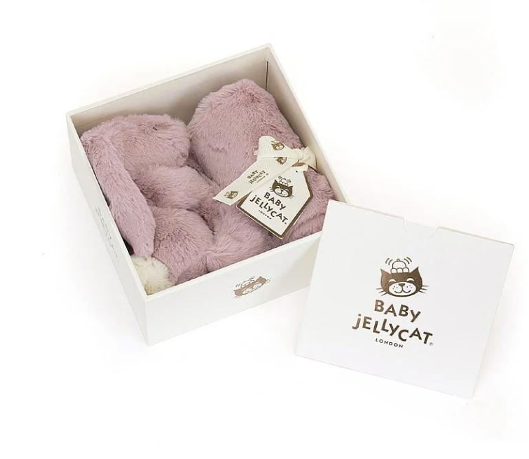Jellycat Bashful Luxe Bunny Rosa Soother