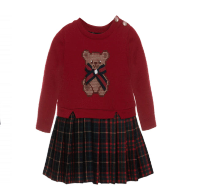 Patachou Girls Teddy Bear Dress