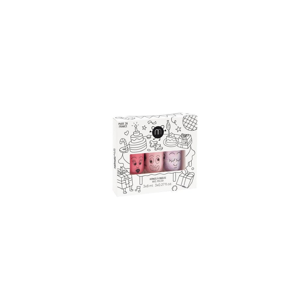 Nailmatic- Set of 3 nail polishes – party
