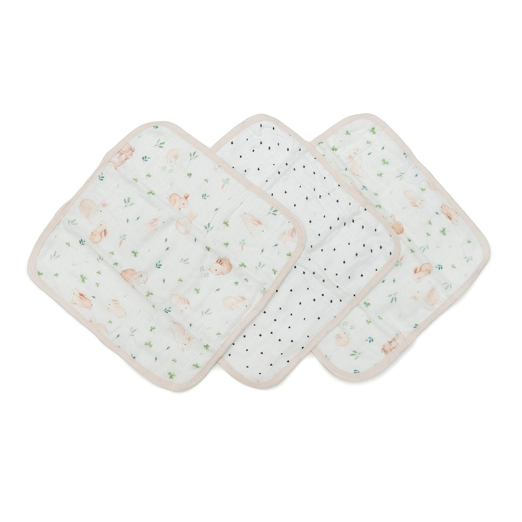 Washcloth 3-pieces Set - LittleLeafBaby