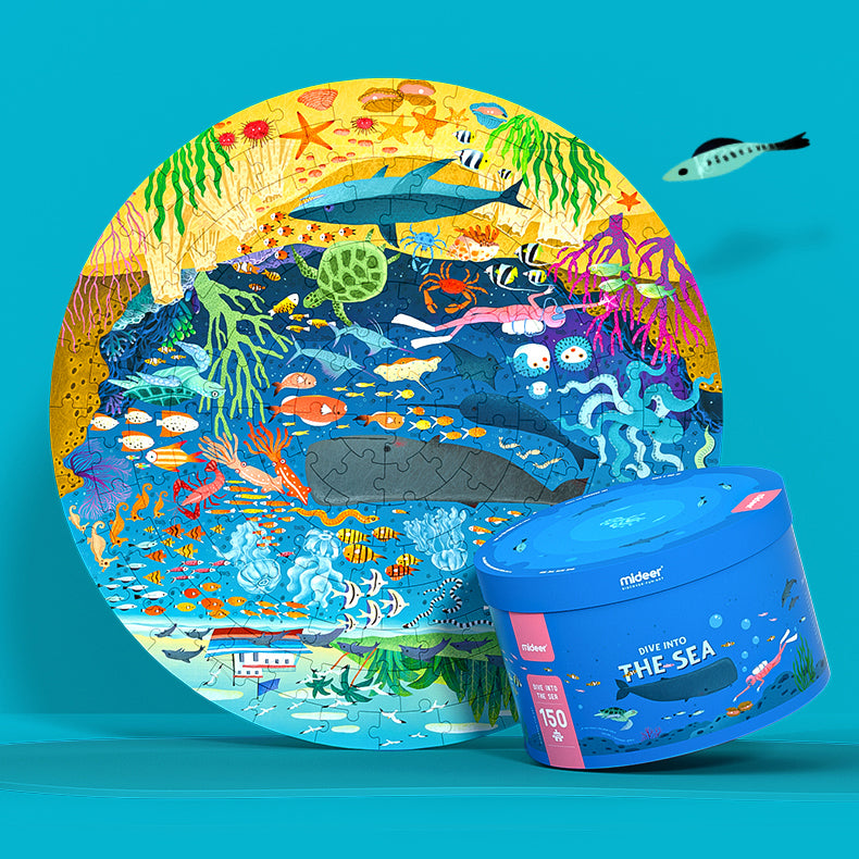 Circle Puzzle – Dive into the Sea – 150 Pieces