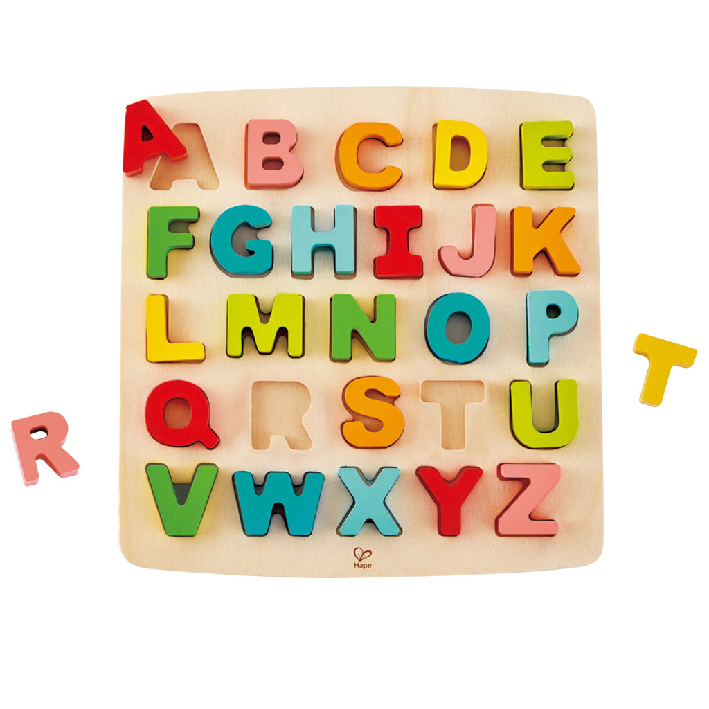 Hape CHUNKY ALPHABET PUZZLE - LittleLeafBaby
