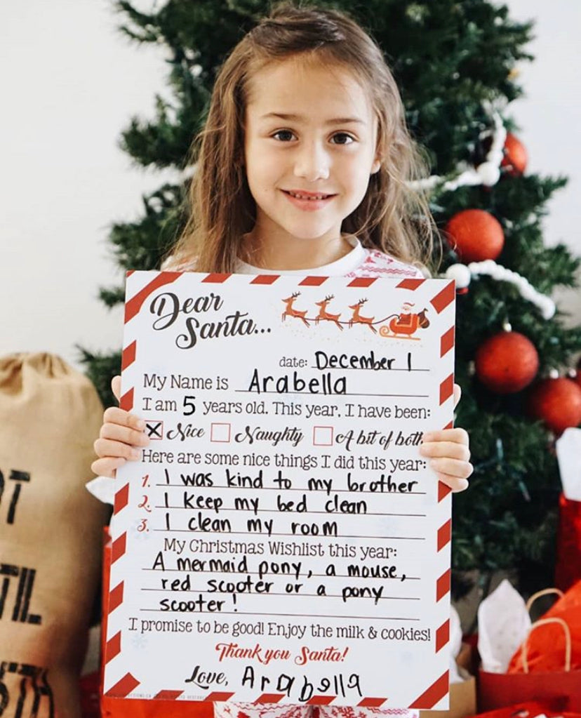 Buckets of Fun Dear Santa Reusable Board by Love Designs