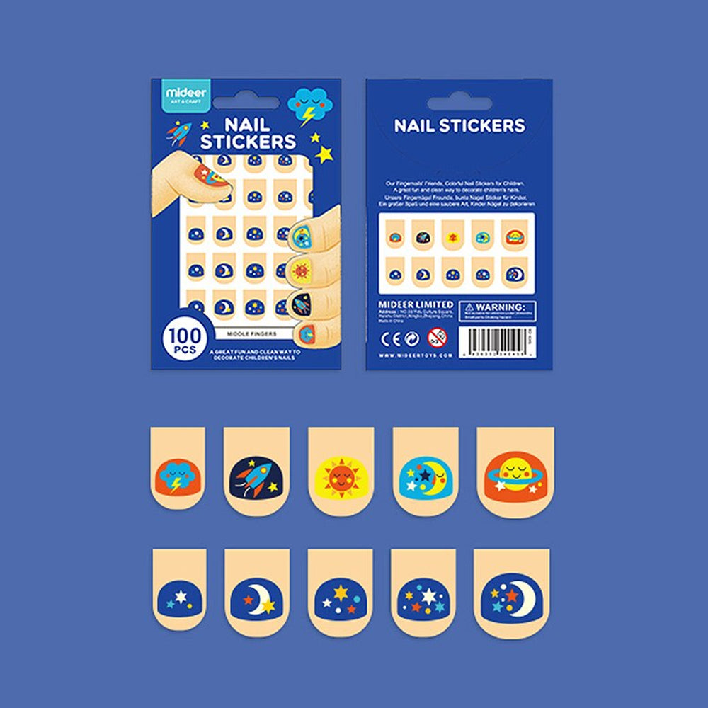 Midder nail sticker - LittleLeafBaby
