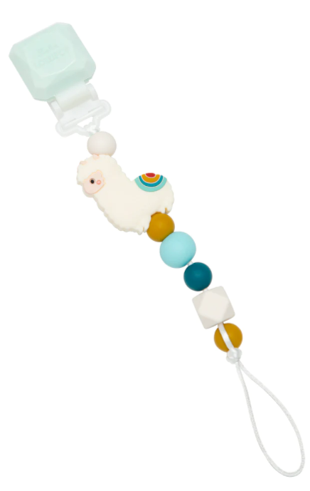 loulou lollipop pacifier clip Llama