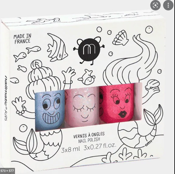 Nailmatic- Set of 3 nail polishes – mermaid