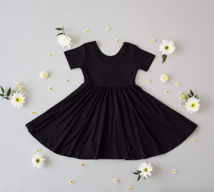Kyte TWIRL DRESS IN midnight