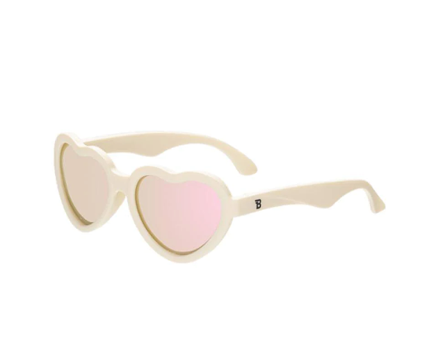 Babiators core heart polarized sunglasses "sweet cream"