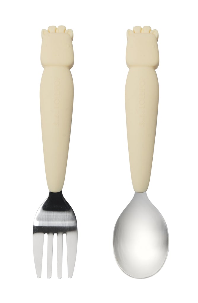 Kid's Spoon/Fork Set - Giraffe