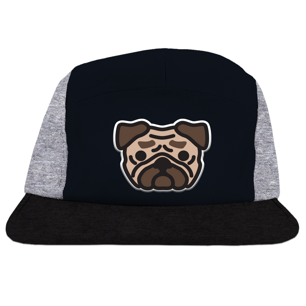 Kawaii Pug Camp Cap