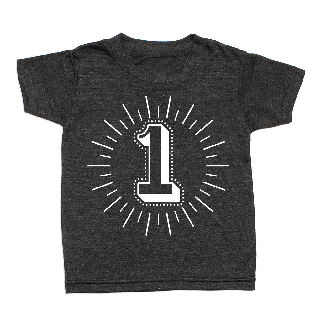 MILESTONE NUMBER T-SHIRT - LittleLeafBaby