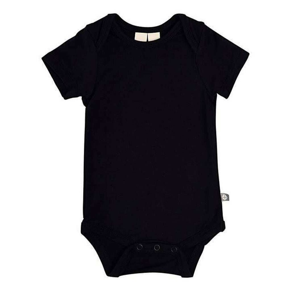 kyte baby bodysuit in black midnight