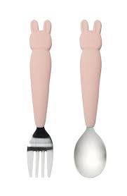 Kid's Spoon/Fork Set - Bunny