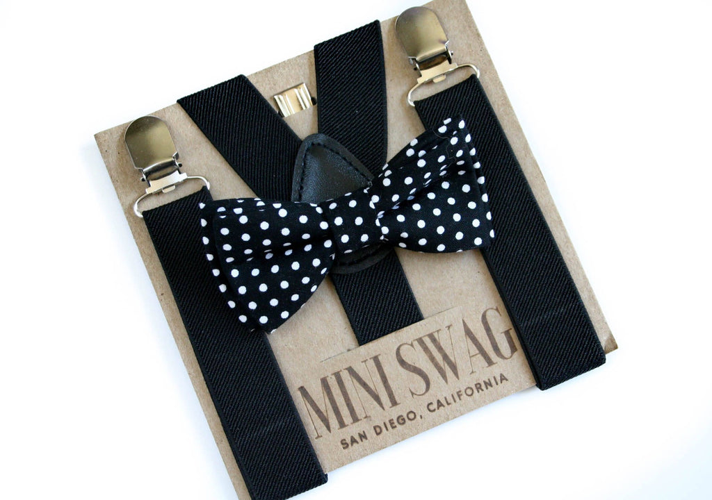 bow tie and suspenders - LittleLeafBaby