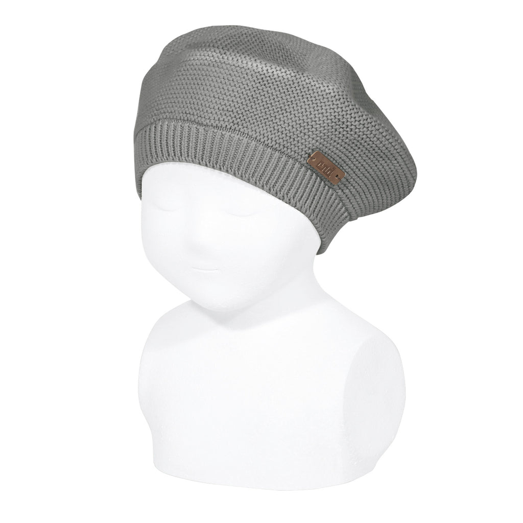 Condor Gater Stitch Beret Grey 5-7