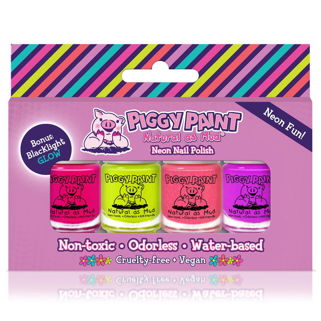 Piggy Paint: Mini Neon Polish Set