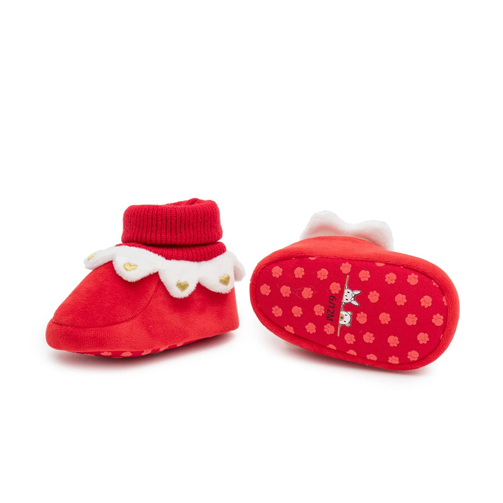 Holiday bootie red