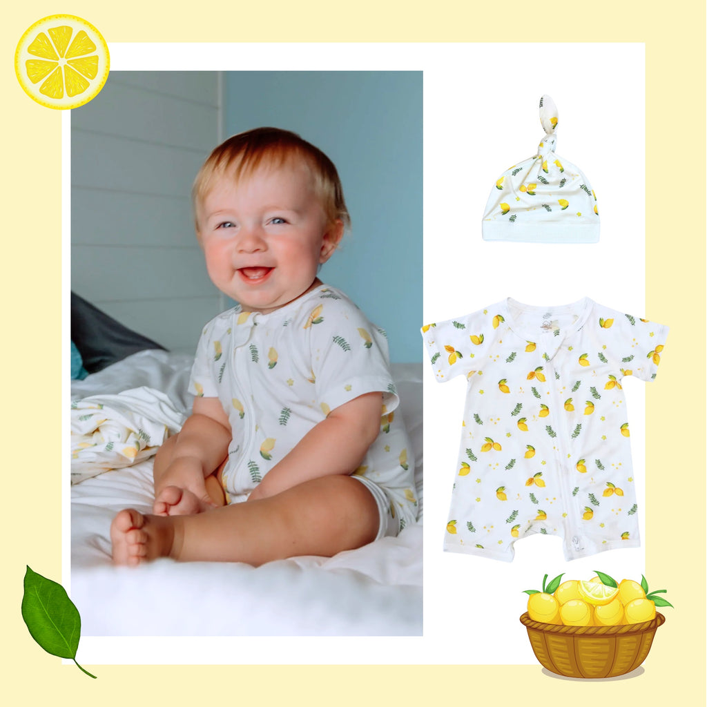 Blara Lemon bundle bodysuit - LittleLeafBaby