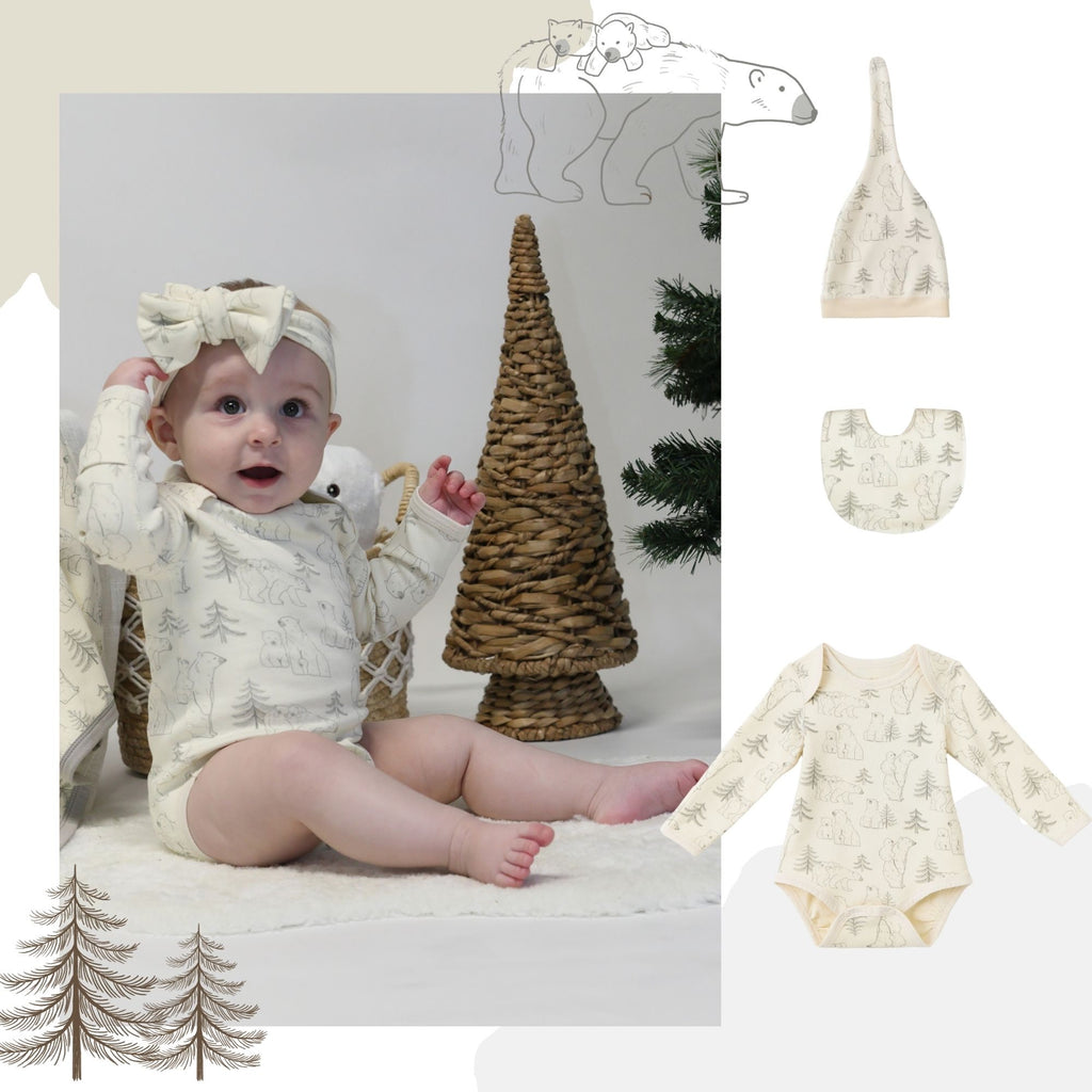 Blara polar bear gift set - LittleLeafBaby