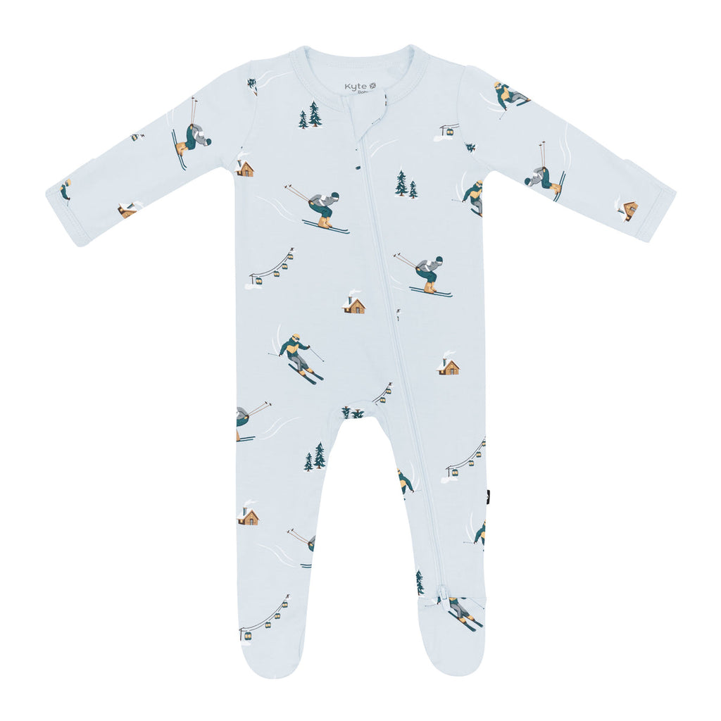KYTE BABY Zippered Footie in ski