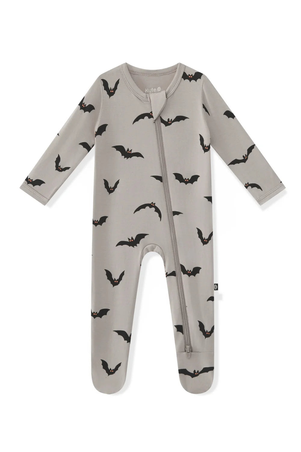 Kyte Zippered Footie in Bats - LittleLeafBaby