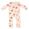 kyte Zippered Romper in peach