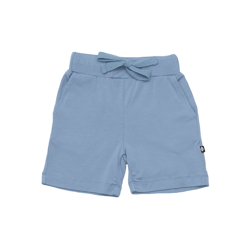 kyte Drawstring Short in slate - LittleLeafBaby