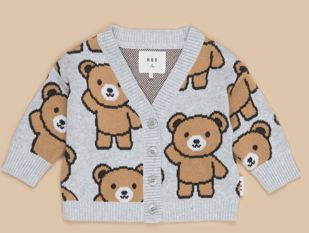 HELLO HUX BOXY CARDI bear