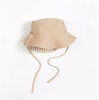 Petit Lem - Reversible Sun Hat, Sand Striped