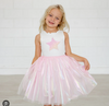 PETITE HAILEY  PEARL TUTU DRESS pink star